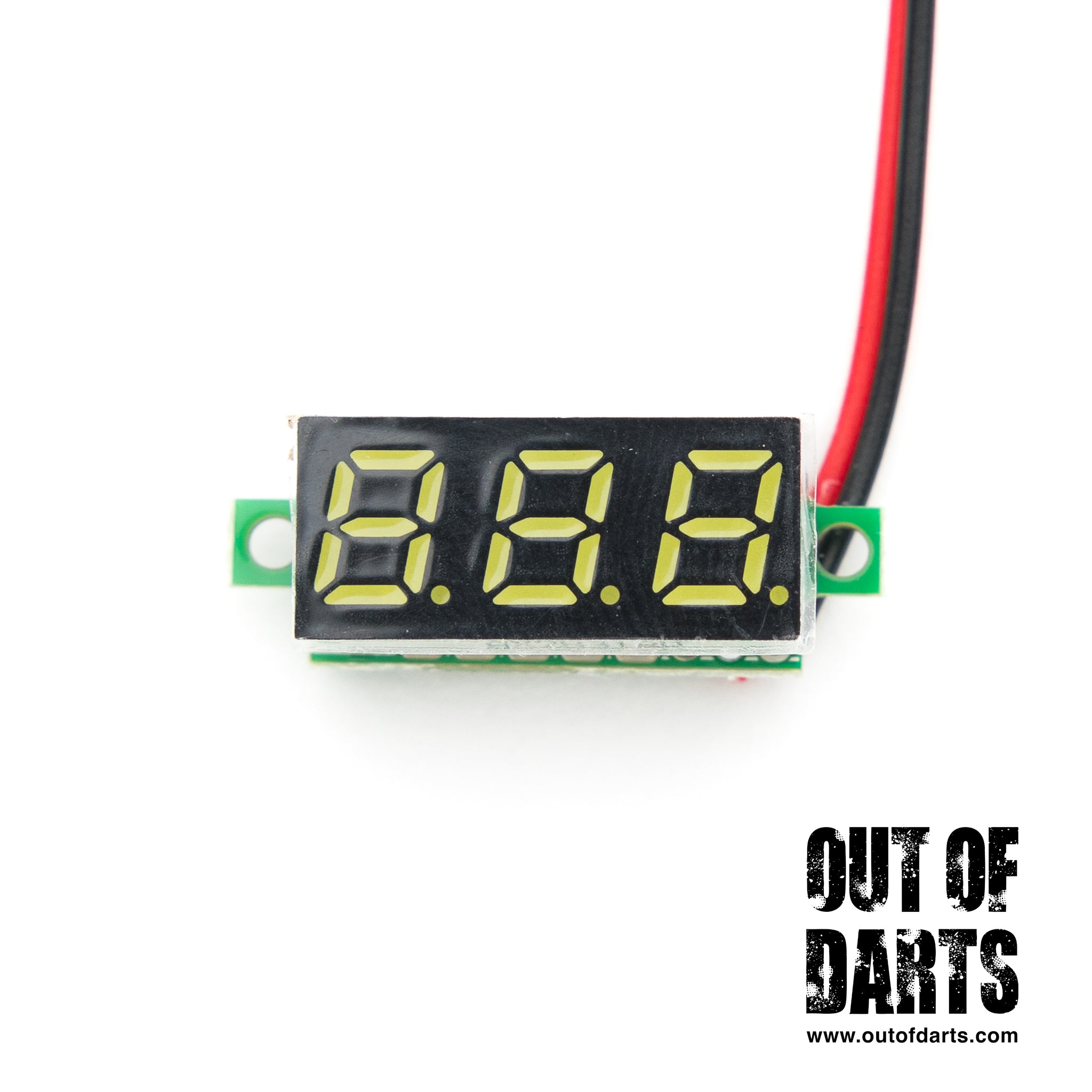 Voltage Meter LED 5 colors - 2 sizes