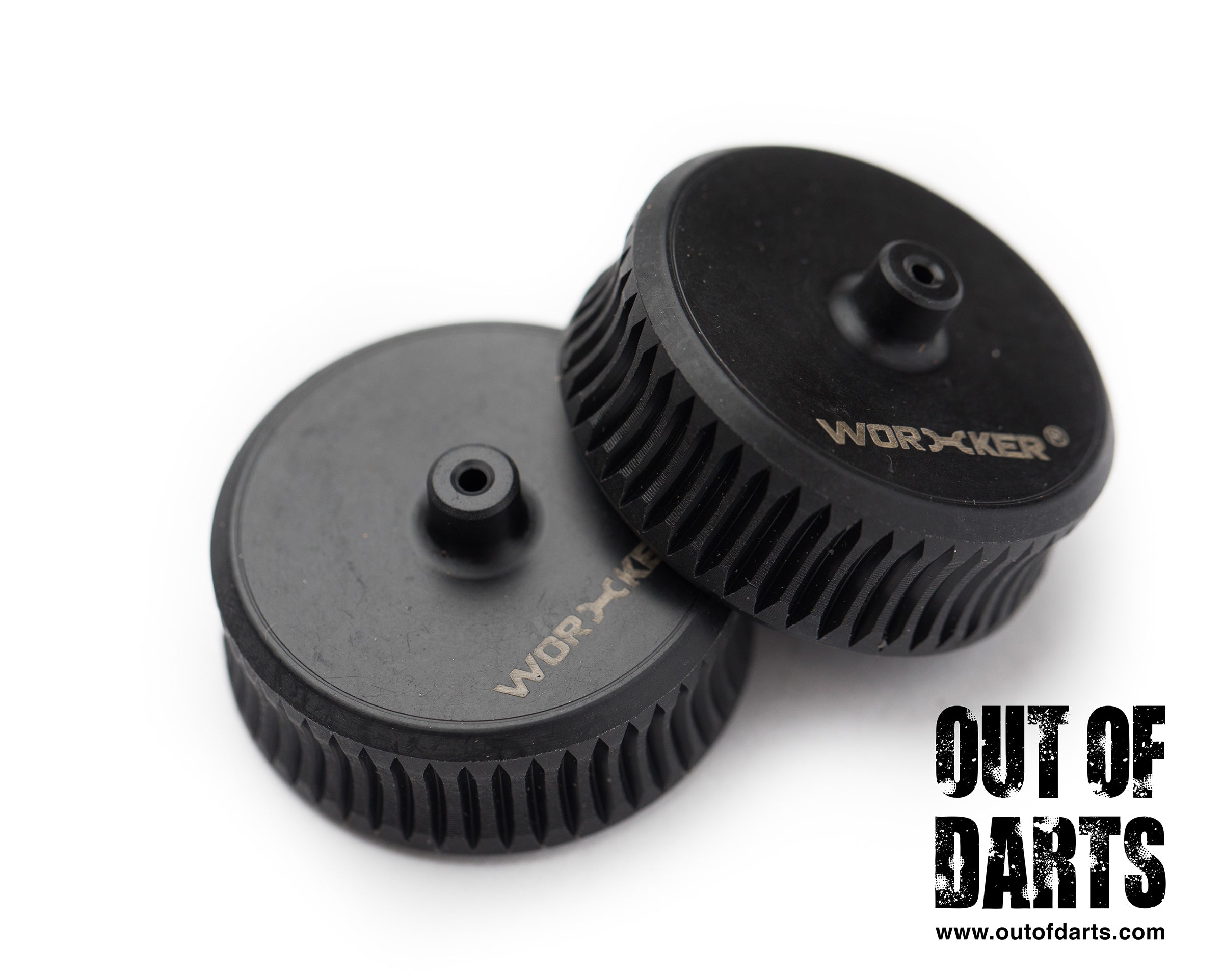 Worker High Crush Flywheel Set POM BLACK (pair)