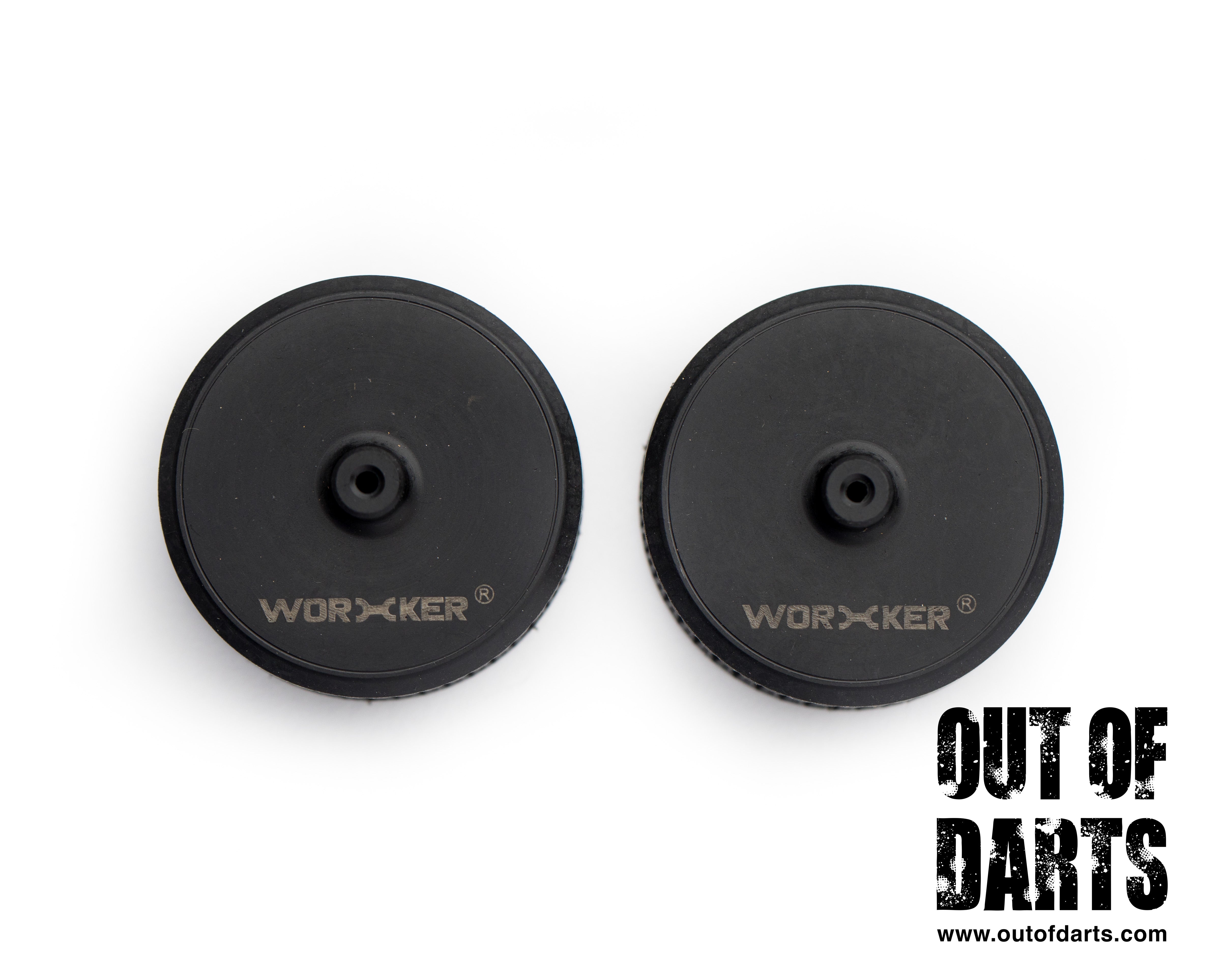 Worker High Crush Flywheel Set POM BLACK (pair)