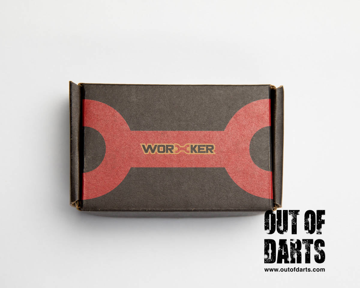 Worker High Crush Flywheel Set POM BLACK (pair)