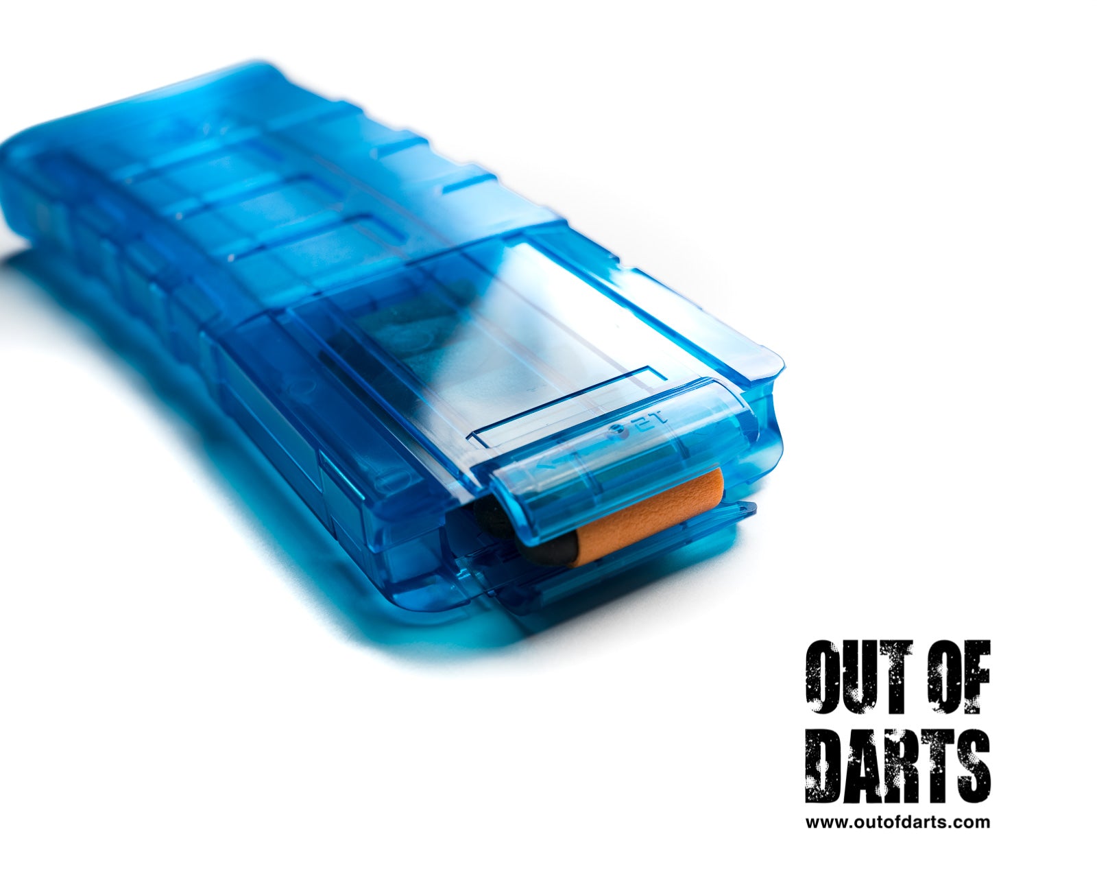 Worker Nerf Short Dart 12 Round Magpull Style Magazine Clip