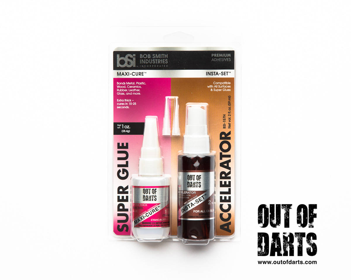 Super Glue Maxi-Cure and Insta-Set (combo pack)