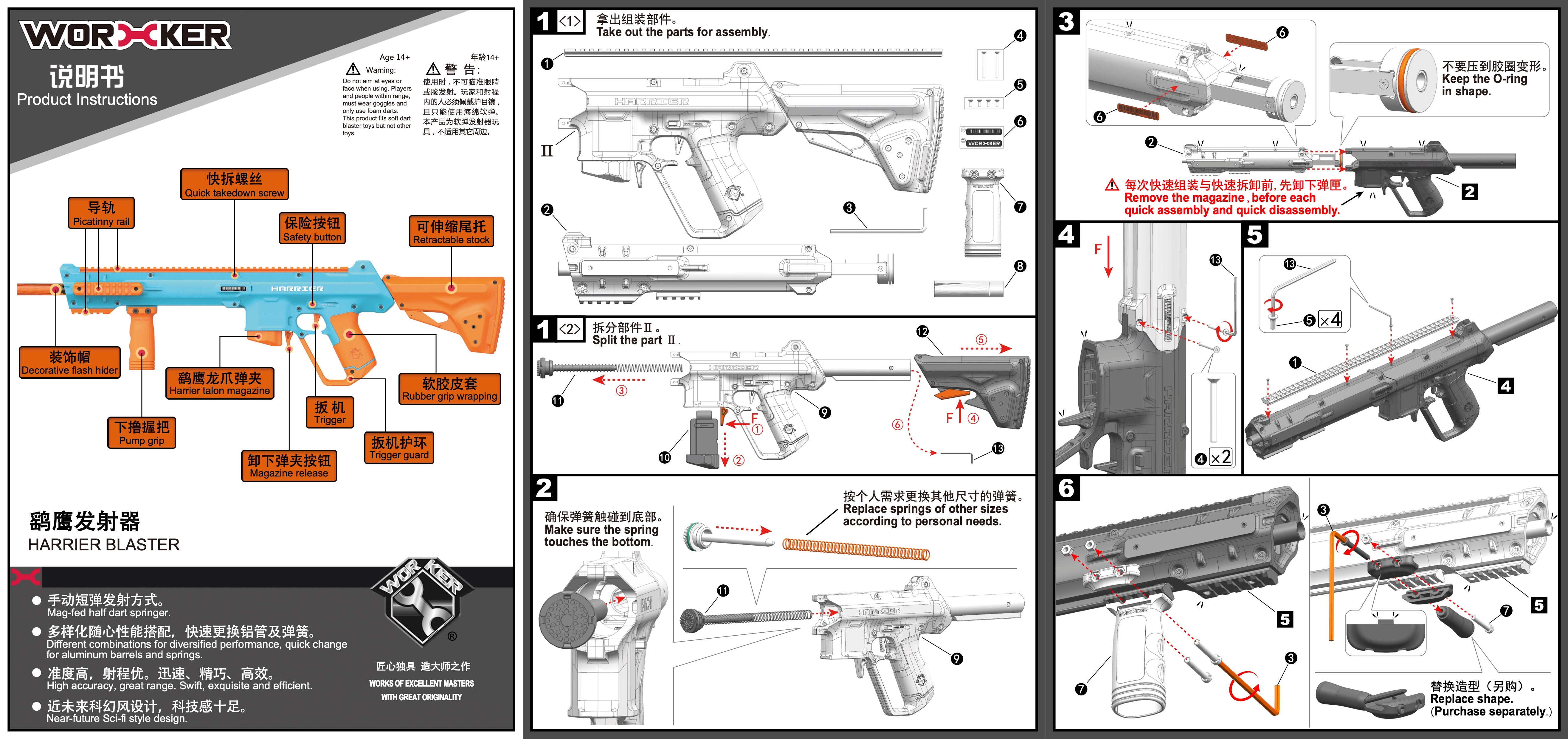 Worker Harrier Blaster